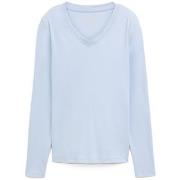 T-shirt Tom Tailor - Top manches longues - bleu ciel