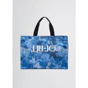 Sac a main Liu Jo Sac cabas en denim imprimé bleu