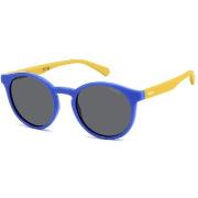 Lunettes de soleil Polaroid PLD 8061/S Lunettes de soleil, Bleu/Gris, ...