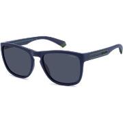 Lunettes de soleil Polaroid PLD 2161/S Lunettes de soleil, Bleu/Bleu, ...