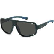 Lunettes de soleil Polaroid PLD 7054/S Lunettes de soleil, Vert/Gris, ...