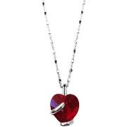 Collier Andrea Marazzini Collier Andréa Marazzini coeur cristal rouge