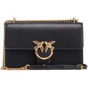 Sac Pinko Pink love one classic dc black gold