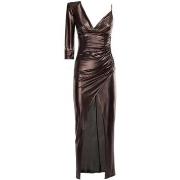 Robe No Secrets robe longue élégant bronze