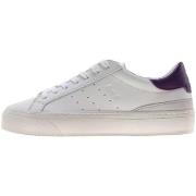 Baskets Date Date sneakers femme Sonica veau blanc violet