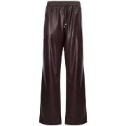 Pantalon John Richmond Pantalon en cuir brun Richmond