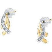 Boucles oreilles Cleor Boucles d'oreilles en or 375/1000 et diamant