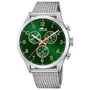 Montre Lotus Montre Homme 18637/2 Vert Argenté