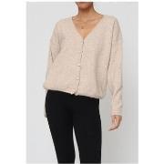 Pull Kebello Gilet Cardigan Beige F