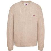 Sweat-shirt Tommy Jeans Pull homme Ref 63995 AB9 Beige