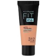 Fonds de teint &amp; Bases Maybelline New York Fit Me Matte+poreless F...