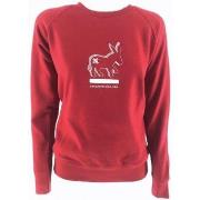 Sweat-shirt Sensa Cunisiun Pull Girocollo Logo Femme - Rouge