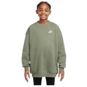 Sweat-shirt enfant Nike SWEAT VERT - OIL GREEN/WHITE - L