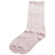 Chaussettes Sud Trading Paire de chaussettes paillettes chaton rose pa...