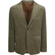 Veste Suitable Colbert Corduroy Vert