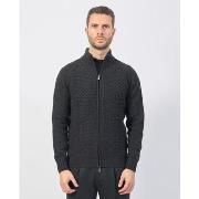 Gilet Gazzarrini cardigan entièrement zippé en laine mélangée