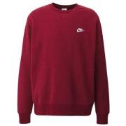 Sweat-shirt Nike SWEATSHIRT M NSW CLUB CRW BB - TEAM RED/WHITE - L