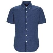 Chemise Polo Ralph Lauren CHEMISE COUPE DROITE EN SEERSUCKER