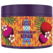 Soins cheveux Aussie Masque capillaire SOS SUPERCHARGED REPAIR 450 ml