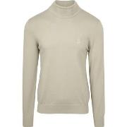 Sweat-shirt BOSS Pull Col Roulé Akiro Beige