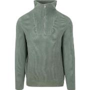 Sweat-shirt Marc O'Polo Pull Half Zip Vert