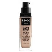 Soins visage Nyx Professional Make Up CAN'T STOP WON'T STOP full cover...