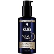 Soins cheveux Schwarzkopf GLISS NIGHT ELIXIR sérum cheveux abîmés 100 ...