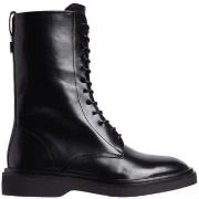 Bottines Calvin Klein Jeans flat mid lace up boot