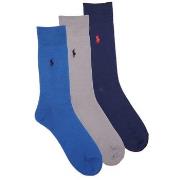 Chaussettes Polo Ralph Lauren 84023PK-MERC 3PK-CREW SOCK-3 PACK