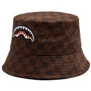 Chapeau Sprayground SP14998BRW CHECK-BUCKET CAP