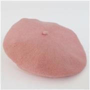 Chapeau Kebello Beret en laine Rose F