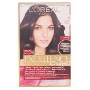 Soins cheveux L’Oréal Paris EXCELLENCE Creme tinte 3 castaño oscuro 19...