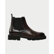 Bottes BOSS Bottines pour hommes en cuir avec élastique