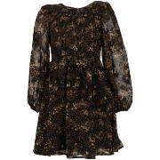 Robe courte Molly Bracken Woven dress black ruby ladies