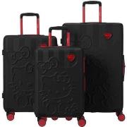 Valise Hello Kitty Set de 3 valises Rigides DOKI BLACK