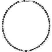 Bijoux Karl Lagerfeld Collier en acier et cristal