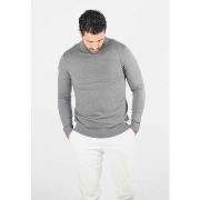 Pull Hollyghost Pull homme col cheminée anthracite - Touché cachemire