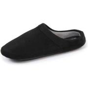 Chaussons Isotoner Chaussons mules Homme suédine Noir