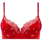 Rembourrés Morgan Soutien-gorge coques moulées rouge Amandine