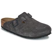 Mules Birkenstock Boston LEVE Velvet Grey