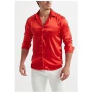 Chemise Kebello Chemise Satiné Rouge H