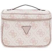 Valise Guess Vanity-cases Berta 18 In 4-Wheele Dove Logo B8688039