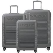 Valise Naf Naf Ensemble de 3 valises S/M/L NALA DARK GREY