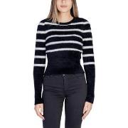 Pull Only ONLPIUMO LS PUFF STRIPE O-NECK CC KNT