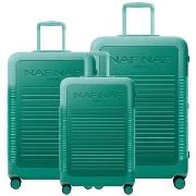 Valise Naf Naf Ensemble de 3 valises S/M/L NALA VERT EAU