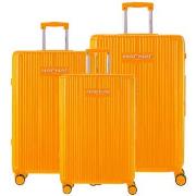 Valise Naf Naf Ensemble de 3 valises S/M/L VAIANA DARK YELLOW