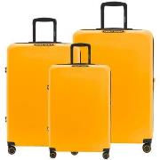 Valise Naf Naf Ensemble de 3 valises S/M/L AURORE DARK YELLOW