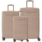 Valise Naf Naf Ensemble de 3 valises S/M/L DAISY IVORY