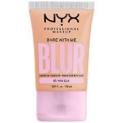 Fonds de teint &amp; Bases Nyx Professional Make Up Bare With Me Blur ...