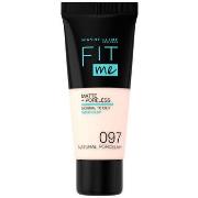 Fonds de teint &amp; Bases Maybelline New York Fit Me! Foundation Matt...